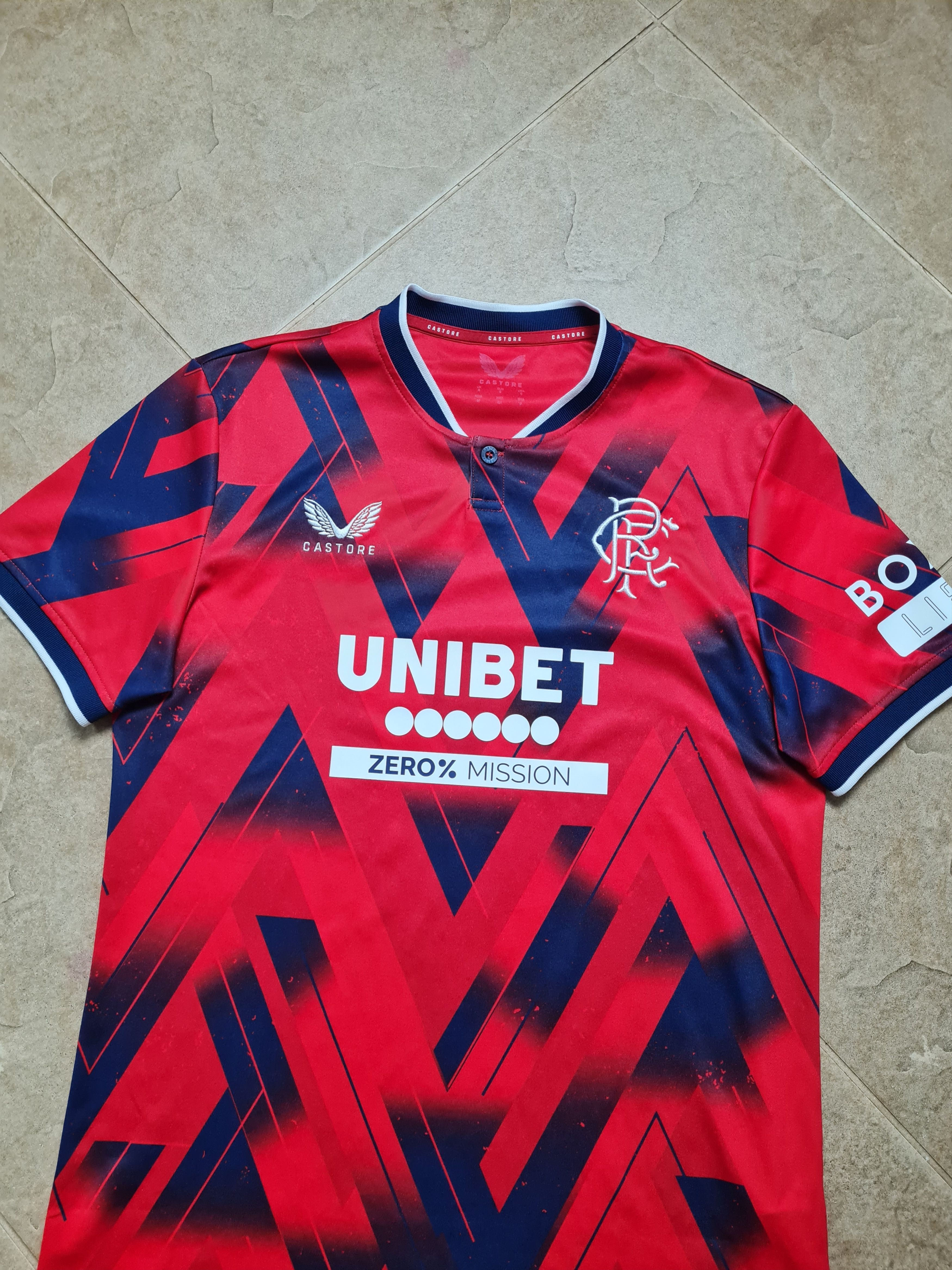 Castore Castore Glasgow Rangers Men's Fourth Shirt 2023/2024 Size US S / EU 44-46 / 1 - 12 Thumbnail