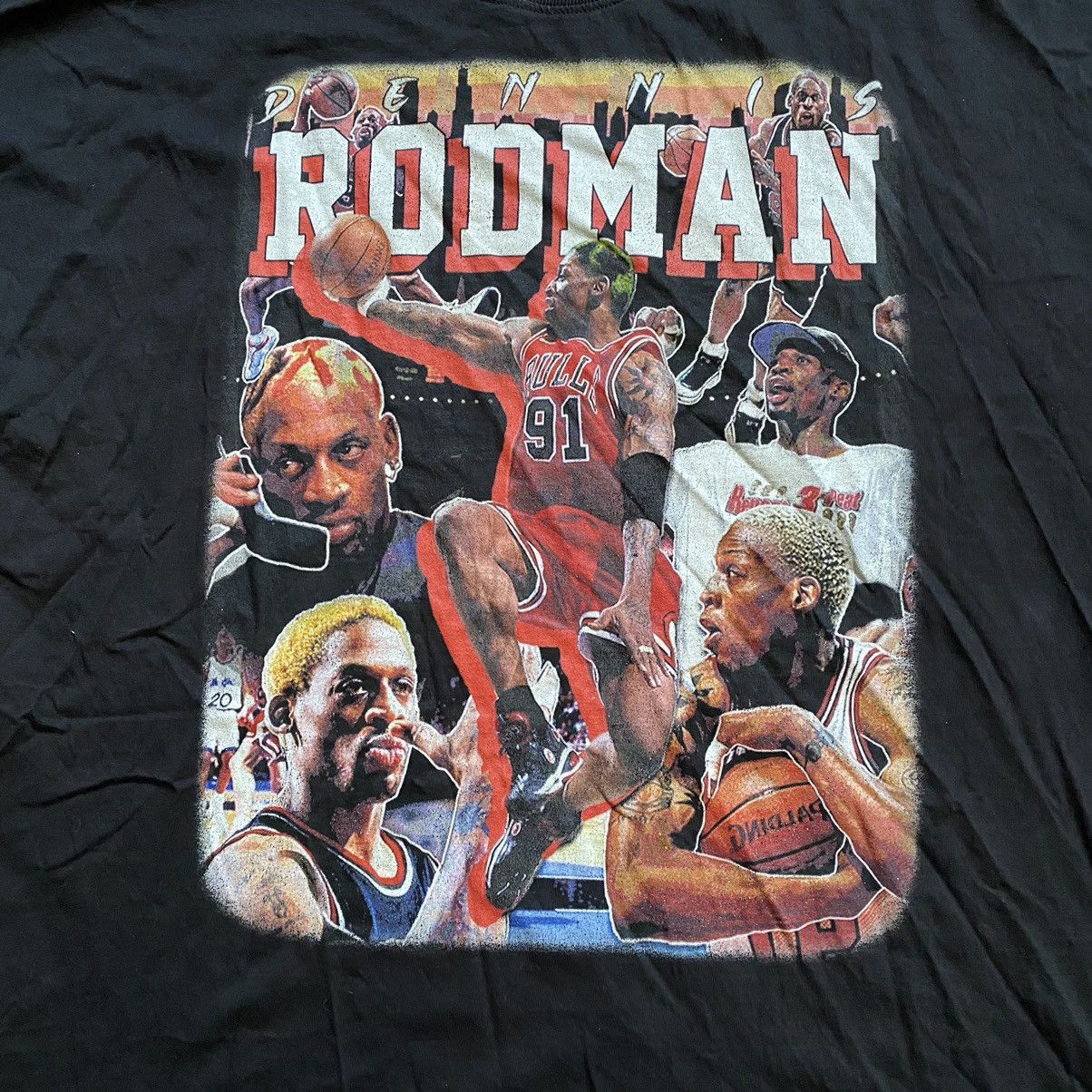 NBA AMAZING DENNIS RODMAN CHAIRMAN OF THE BOARD T SHIRT Size US XL / EU 56 / 4 - 3 Thumbnail