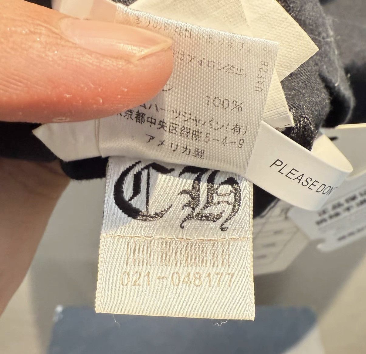Chrome Hearts Chrome Hearts Black Tokyo Exclusive Scroll Letter Short Size US XS / EU 42 / 0 - 3 Thumbnail