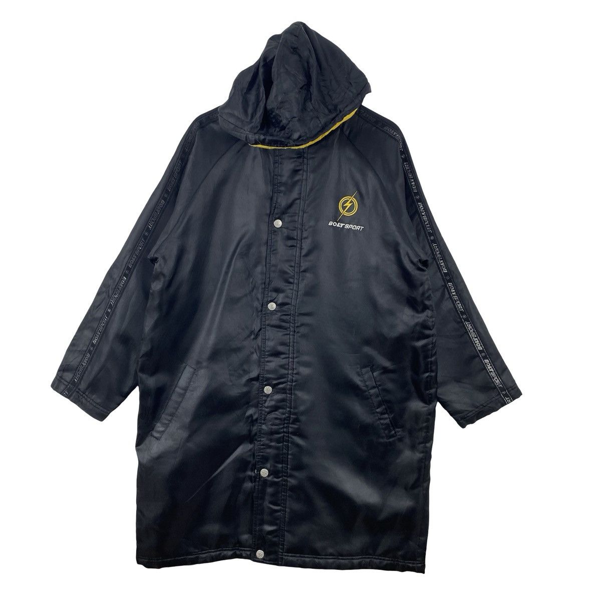 Vintage Vintage BOLT SPORT Hooded Bench Coat Jacket Fleece Size US XXL / EU 58 / 5 - 4 Thumbnail