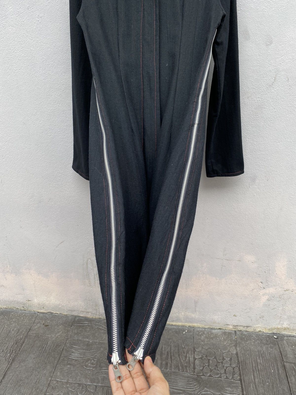 If Six Was Nine × Japanese Brand × Seditionaries H. NAOTO Anarchism Contra Stitch Gothic/Punk Long Zipped Size M / US 6-8 / IT 42-44 - 4 Thumbnail