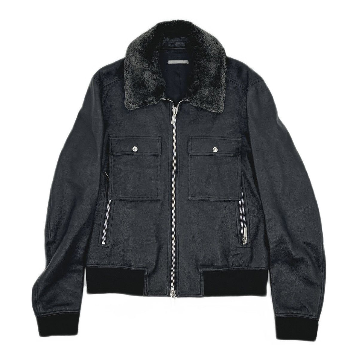 Dior DIOR BOMBER LEATHER JACKET Size US M / EU 48-50 / 2 - 1 Thumbnail