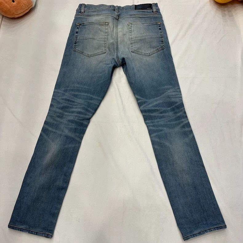 Amiri Amiri Washed double knee destruction denim pants Size US 33 - 4 Thumbnail