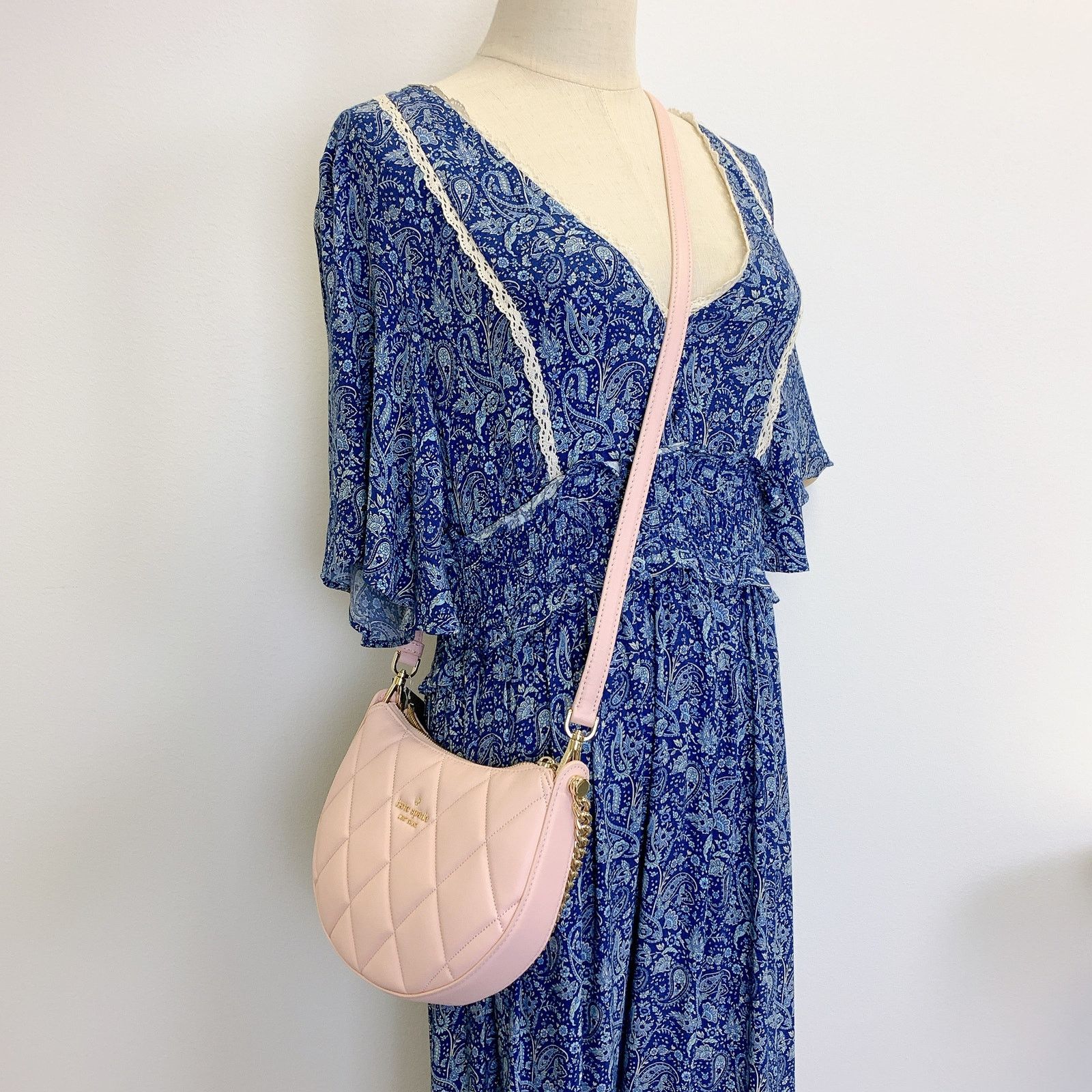 Kate Spade Kate Spade KC495 Carey Zip Top Crossbody IN PINK Size ONE SIZE - 1 Thumbnail