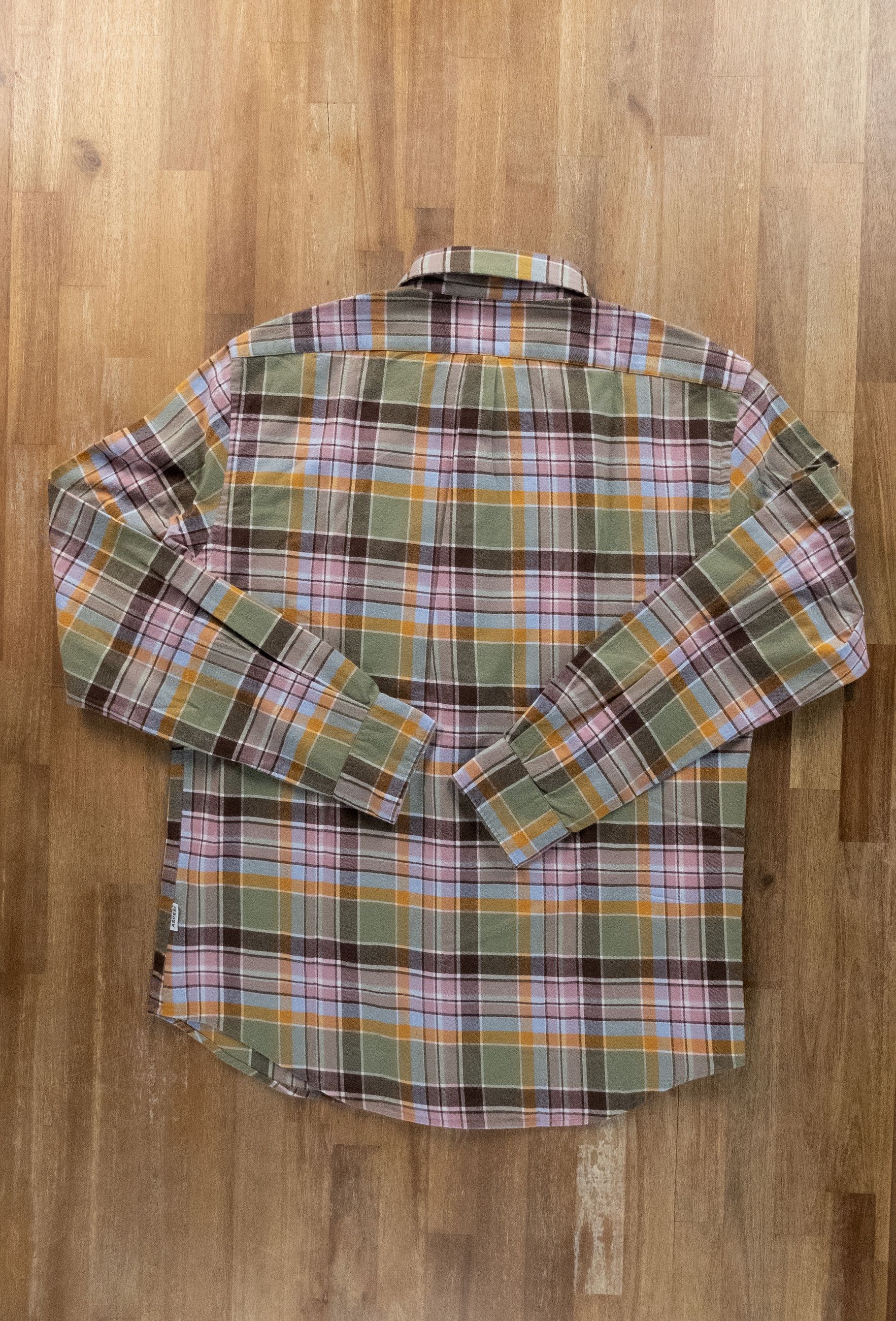 Aspesi ASPESI plaid check button down flannel shirt Size 40 / 15.75 Size US M / EU 48-50 / 2 - 5 Thumbnail
