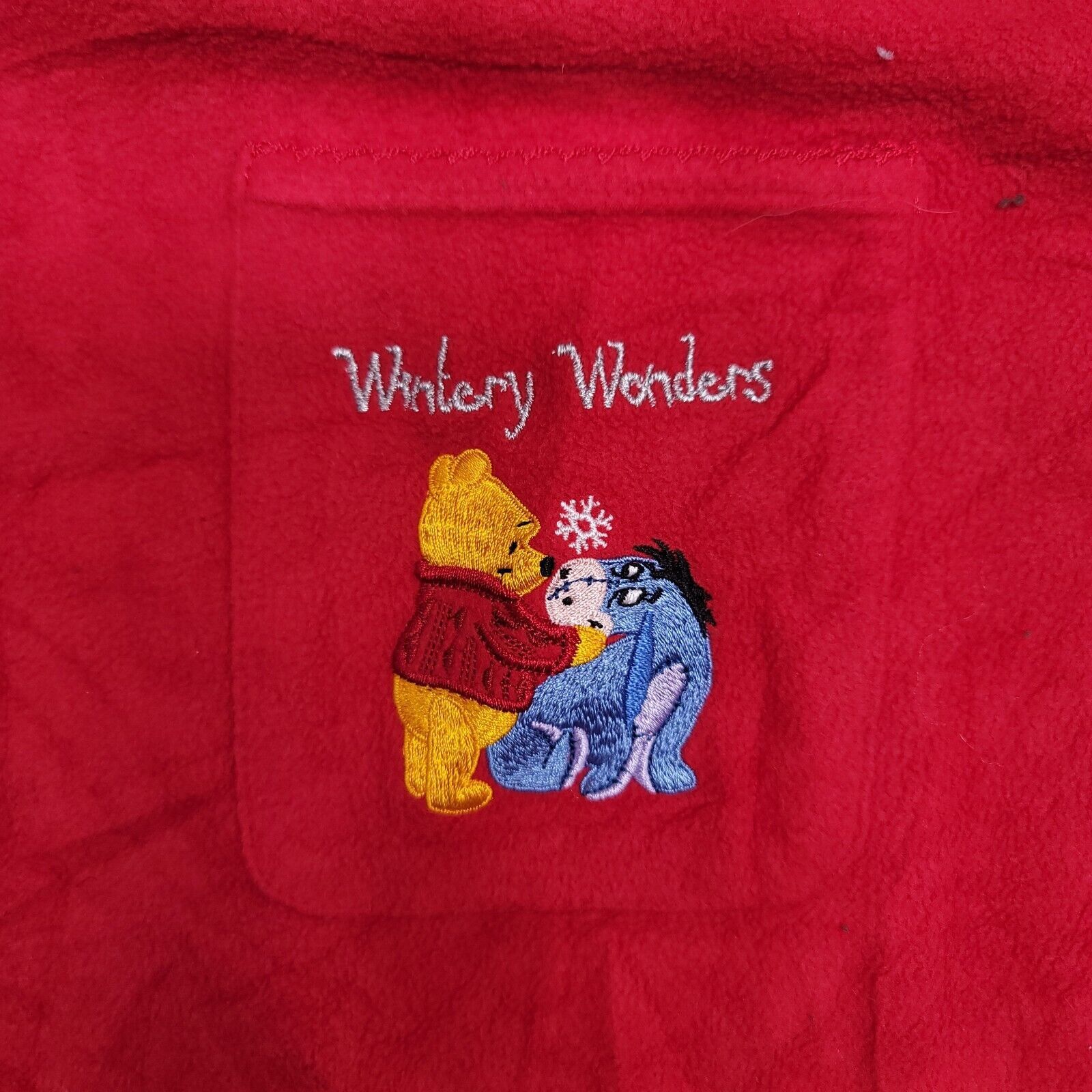 Disney Disney Winnie the Pooh Pajama Top Womens Size Medium M Red Size ONE SIZE - 3 Thumbnail