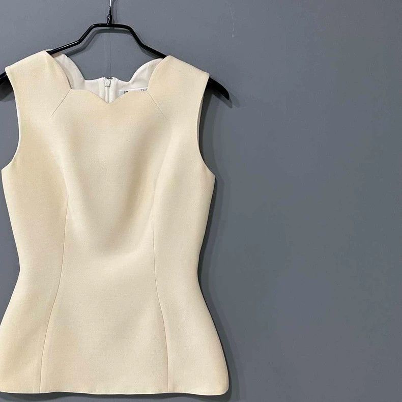 Dior Dior Sleeveless Wool Silk Top-2505 Size XS / US 0-2 / IT 36-38 - 2 Thumbnail