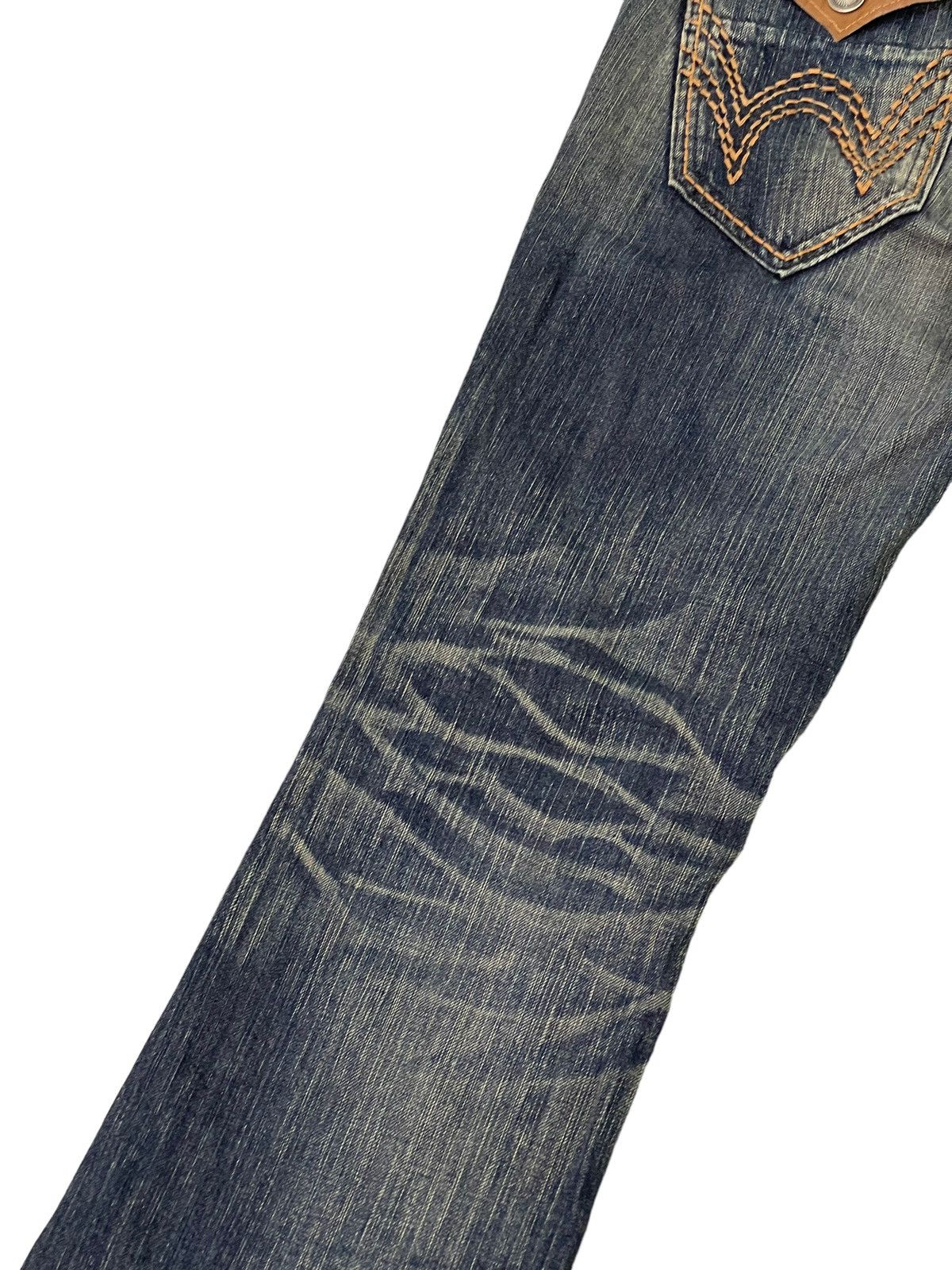 Edwin Flare Jeans Edwin Native Japan Distress Boot Cut 7🟦2 Size US 30 / EU 46 - 16 Thumbnail
