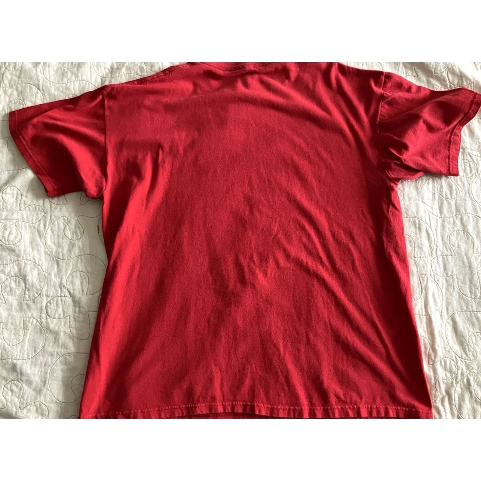 Anvil VINTAGE Detroit Red Wings Stanley Cup Champions Anvil T-Shirt XL Red Graphic Print Short Sleeve Mens Regular Fit 100% Cotton Nicaragua Size US XL / EU 56 / 4 - 6 Thumbnail