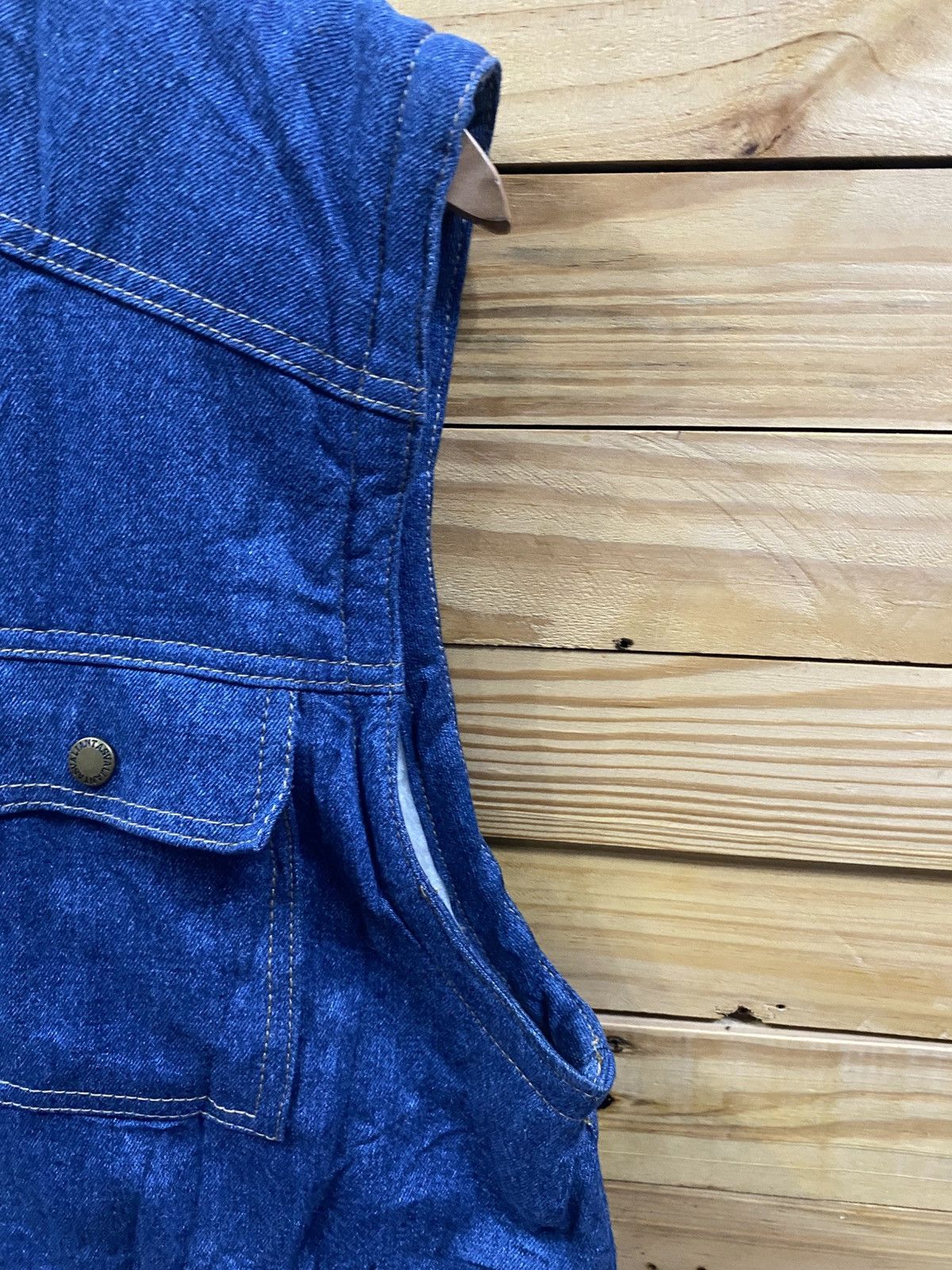 Vintage Vintage Valiantas denim vest jacket Size US M / EU 48-50 / 2 - 6 Thumbnail
