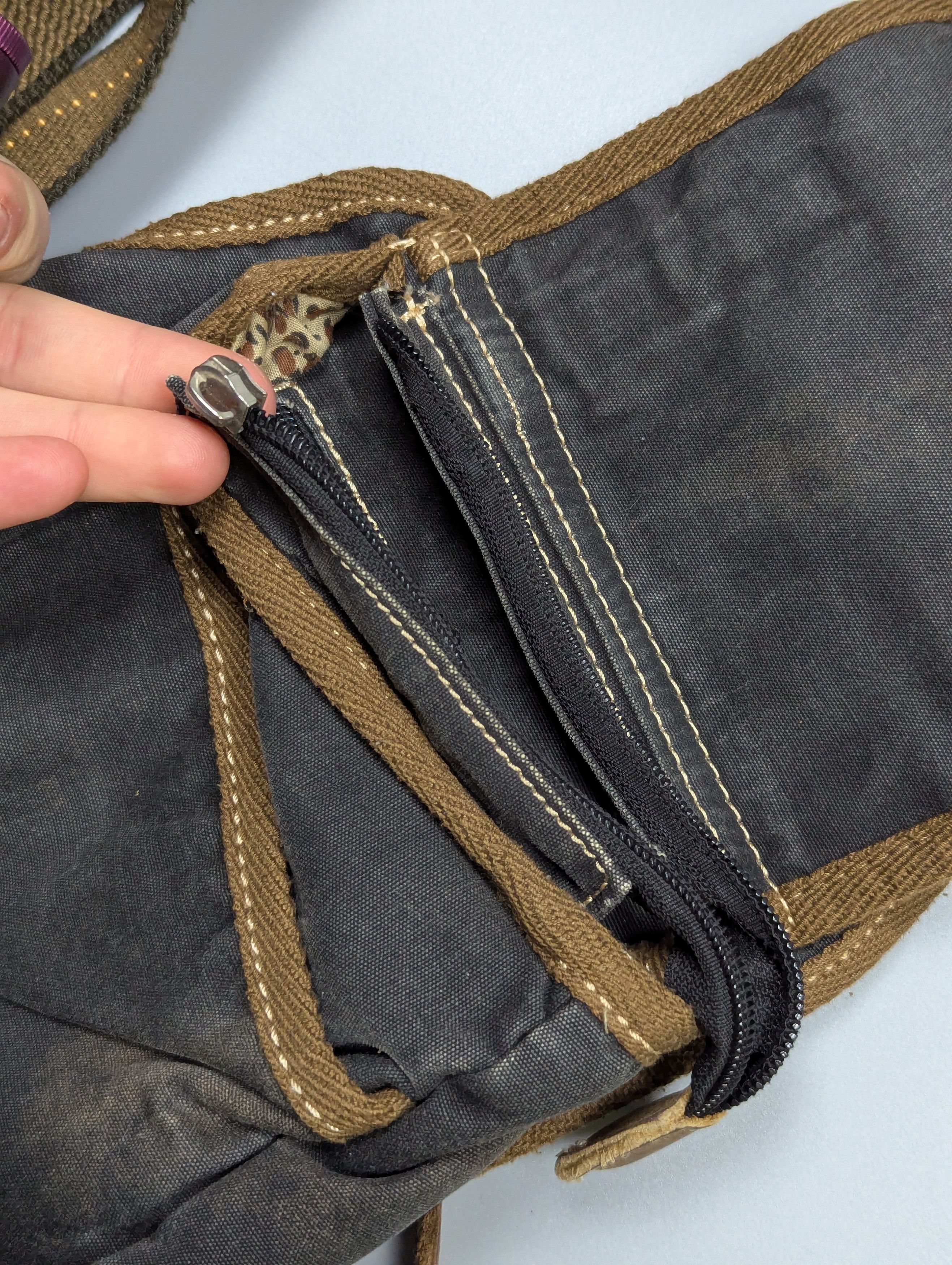 Vintage Toscanino VTG Italy Y2K Distressed Denim Crossbody Size ONE SIZE - 7 Thumbnail