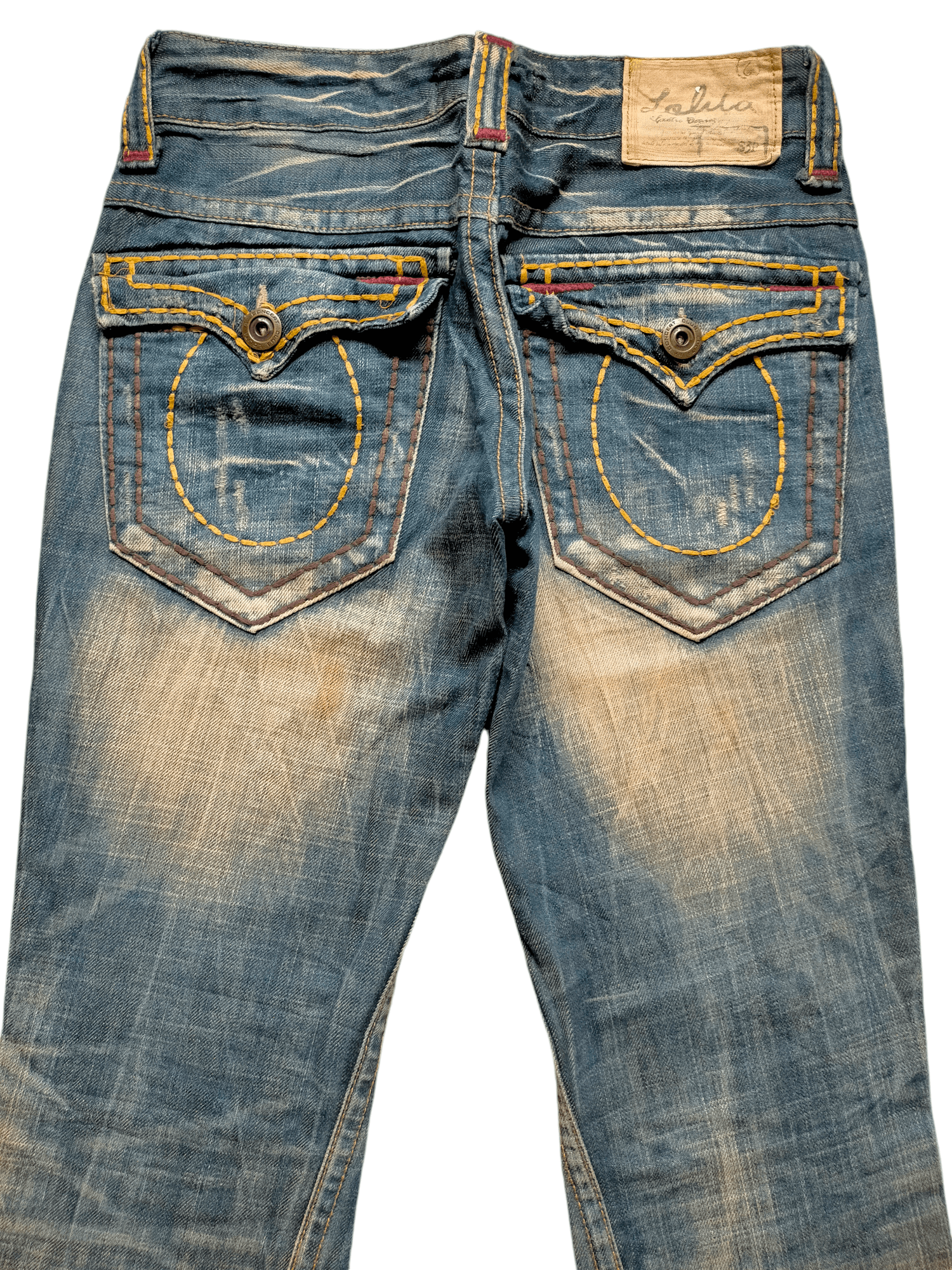 If Six Was Nine Flare Jeans Lolita Low Rise Boot cut Denim Size US 30 / EU 46 - 11 Thumbnail