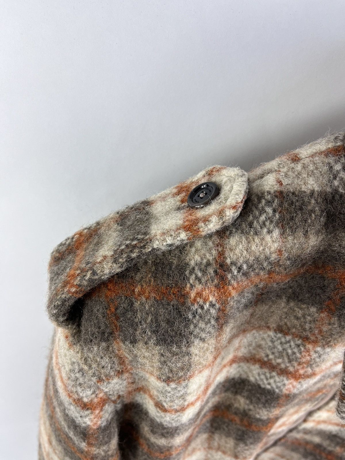 Celine × Hedi Slimane Logo Embroidered Checked Wool Jacket Size US XL / EU 56 / 4 - 5 Thumbnail