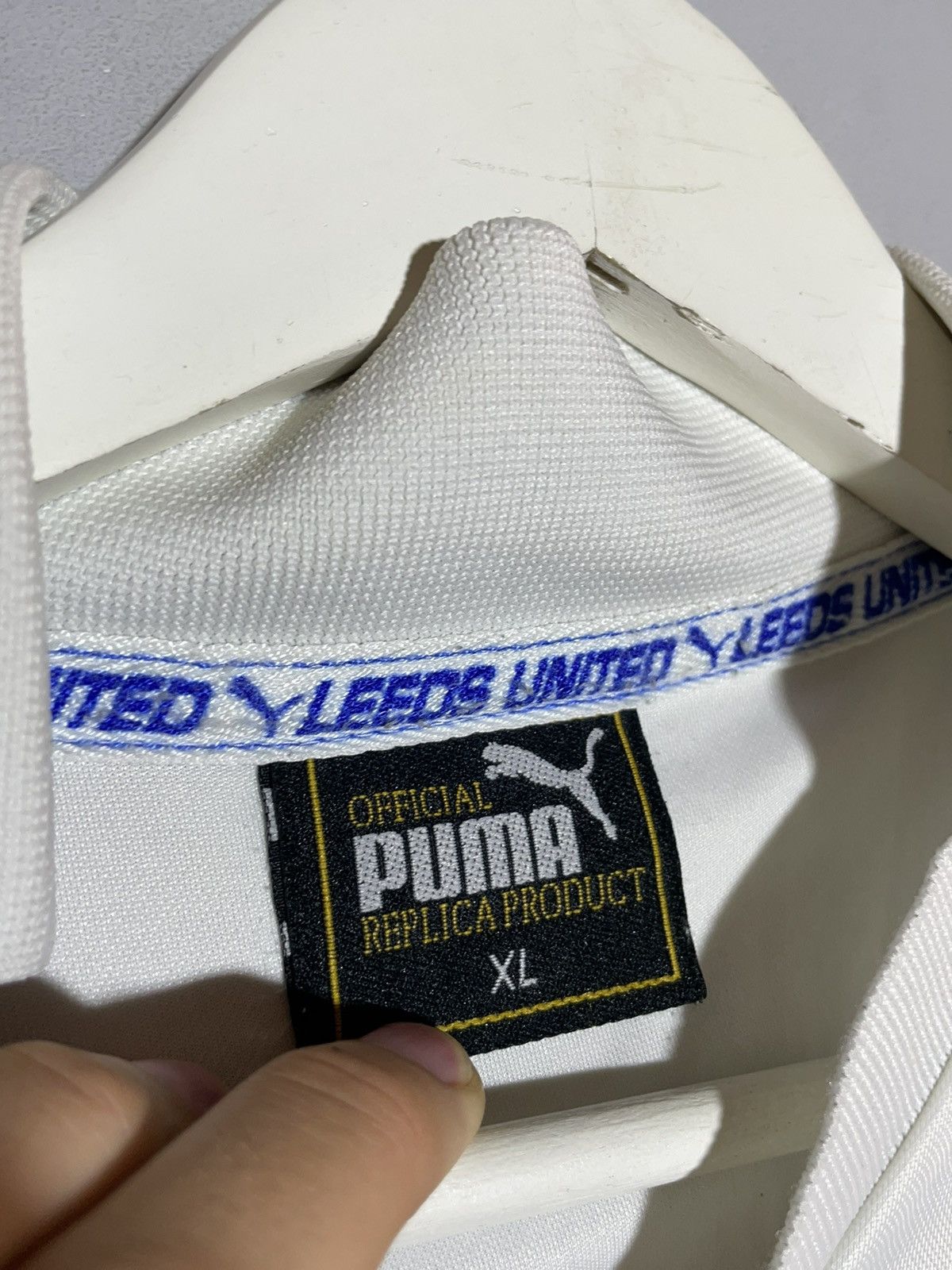 Puma Leeds United Puma 1998/99 Home Vintage Football Shirt Size US XL / EU 56 / 4 - 10 Thumbnail