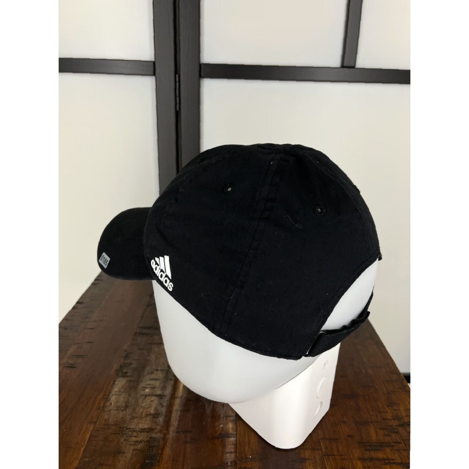 Adidas adidas Hat Cap Adjustable One Size Black Climalite Cotton Poly Golf Hat Unisex Adults Men Women Size ONE SIZE - 5 Thumbnail