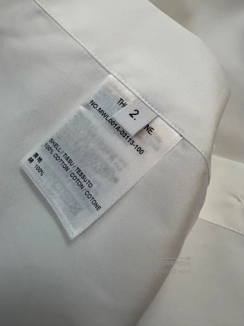 Thom Browne Thom Browne Fine Cotton Pure White Shirt Size US M / EU 48-50 / 2 - 6 Thumbnail