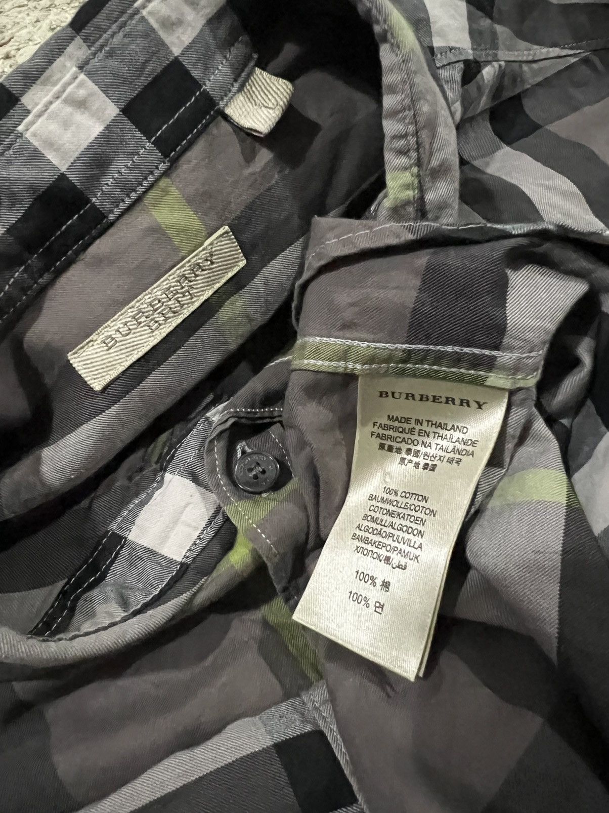 Burberry AUTHENTIC Burberry Brit Somerton Nova Checkered Oxford Shirt Size US L / EU 52-54 / 3 - 5 Thumbnail