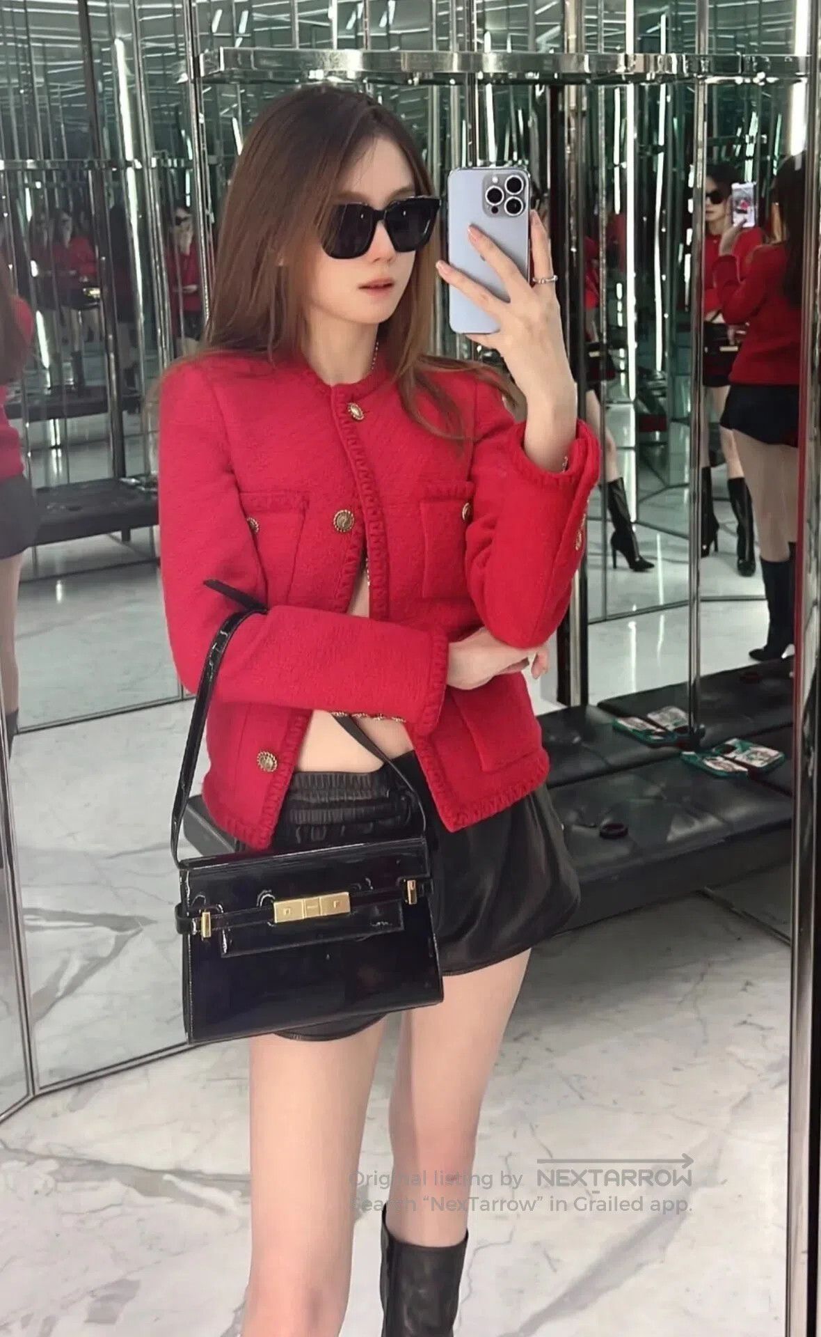 Saint Laurent Paris Saint Laurent Paris Women's Tweed Jacket| Size S / US 4 / IT 40 - 2 Thumbnail