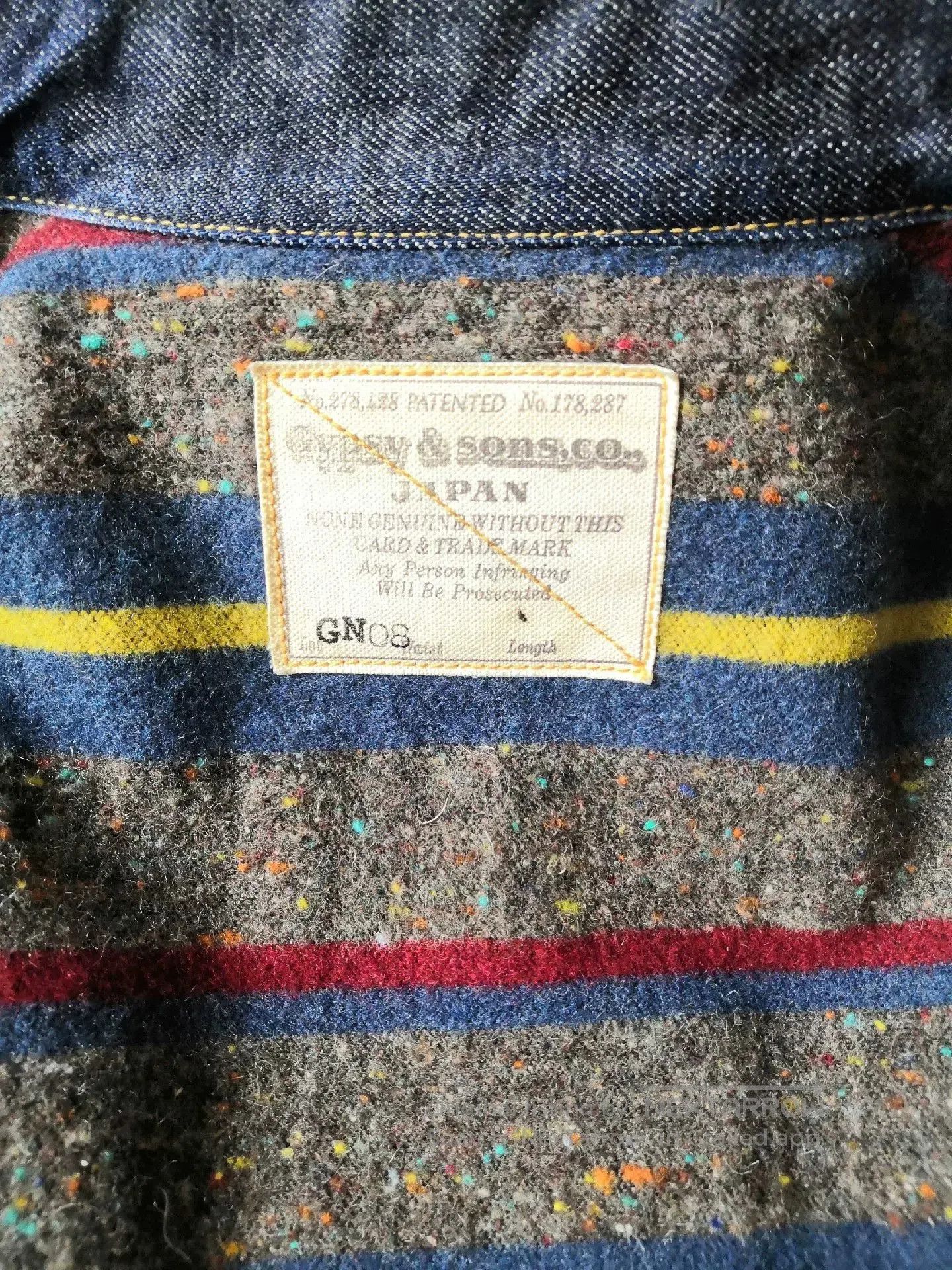 Japanese Brand Gypsy & Sons Wool Lined Jacket. Size US S / EU 44-46 / 1 - 5 Thumbnail