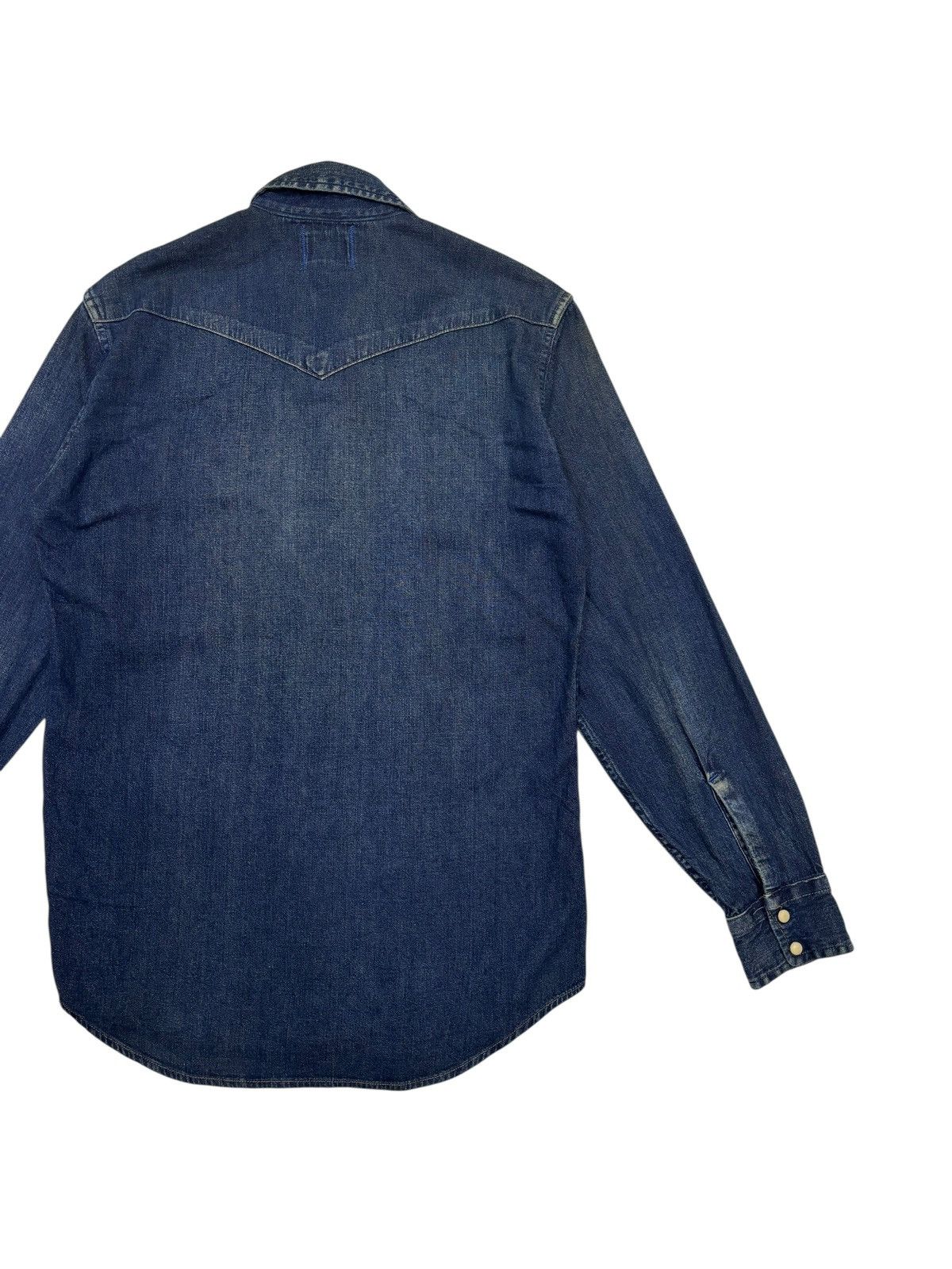 Kapital BLUE BLUE JAPAN WESTERN DENIM SHIRT Size US M / EU 48-50 / 2 - 15 Thumbnail