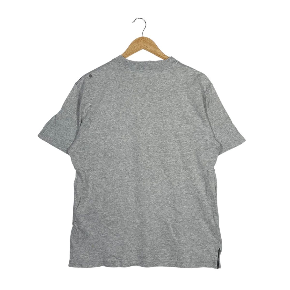 Valentino Valentino Chemises Embroidered Logo T-Shirt Grey Minimalist Size US S / EU 44-46 / 1 - 4 Thumbnail