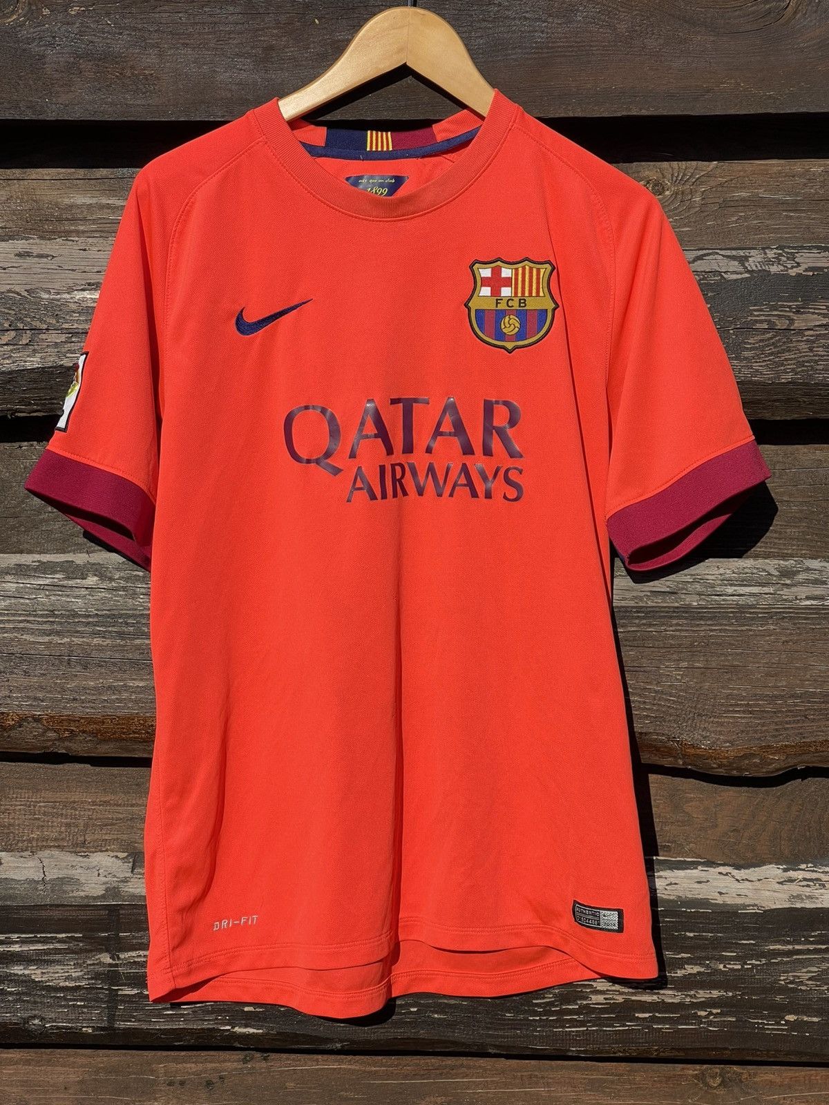 Nike 2014 Nike Barcelona Acid Soccer Jersey Vintage Size US L / EU 52-54 / 3 - 1 Thumbnail