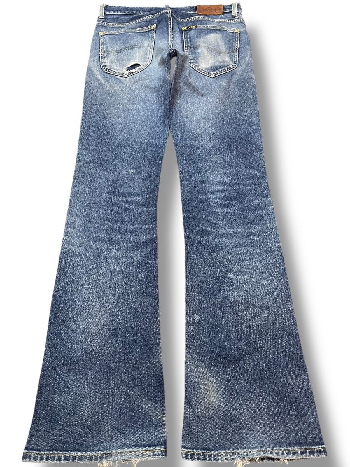 Lee Vintage Lee Riders Flare Grunge Distressed Denim Size US 30 / EU 46 - 5 Thumbnail