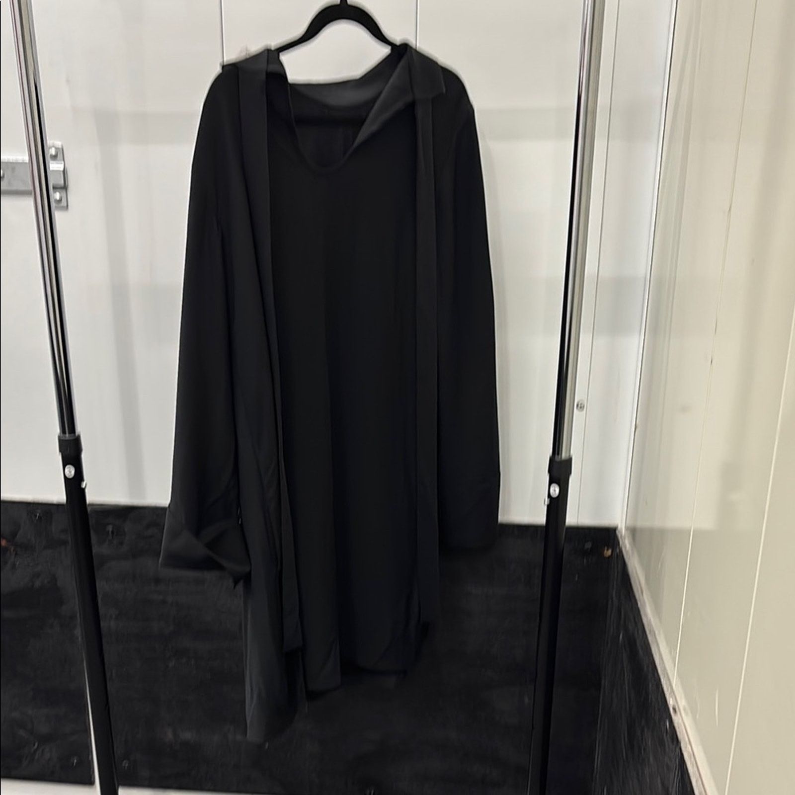 Other NWT Unisex Black Long-Sleeve Top with Tie Detail Atlier S Size S / US 4 / IT 40 - 7 Thumbnail