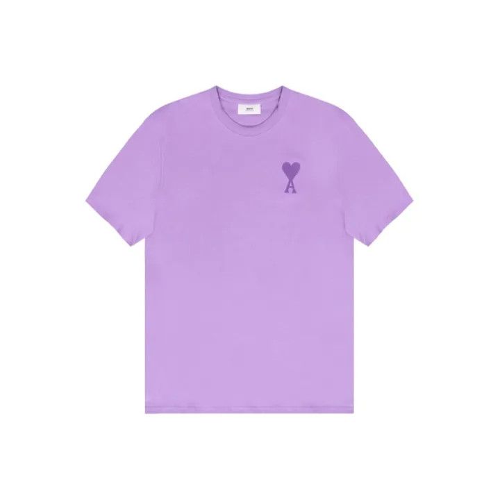 AMI AMIPARIS Heart Embroidered Loose T-Shirt 0079 Size US XS / EU 42 / 0 - 1 Thumbnail