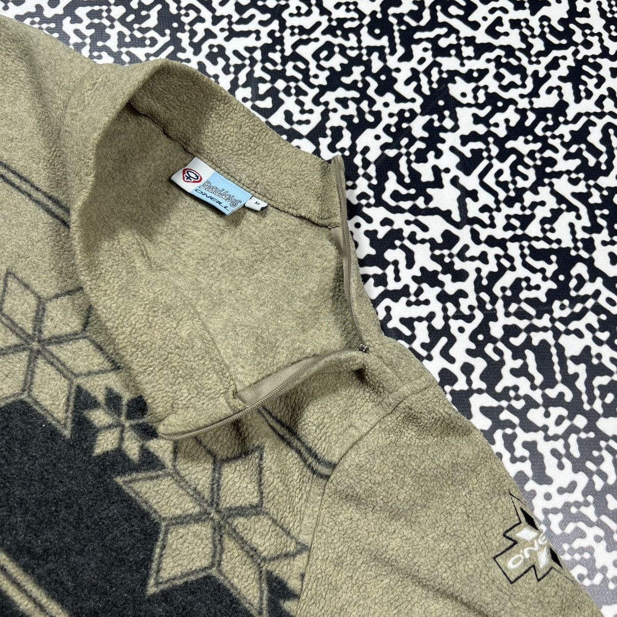 O'Neill Vintage 90s Oneill Retro Fleece Aztec Logo Surf Board Style Size M / US 6-8 / IT 42-44 - 13 Thumbnail