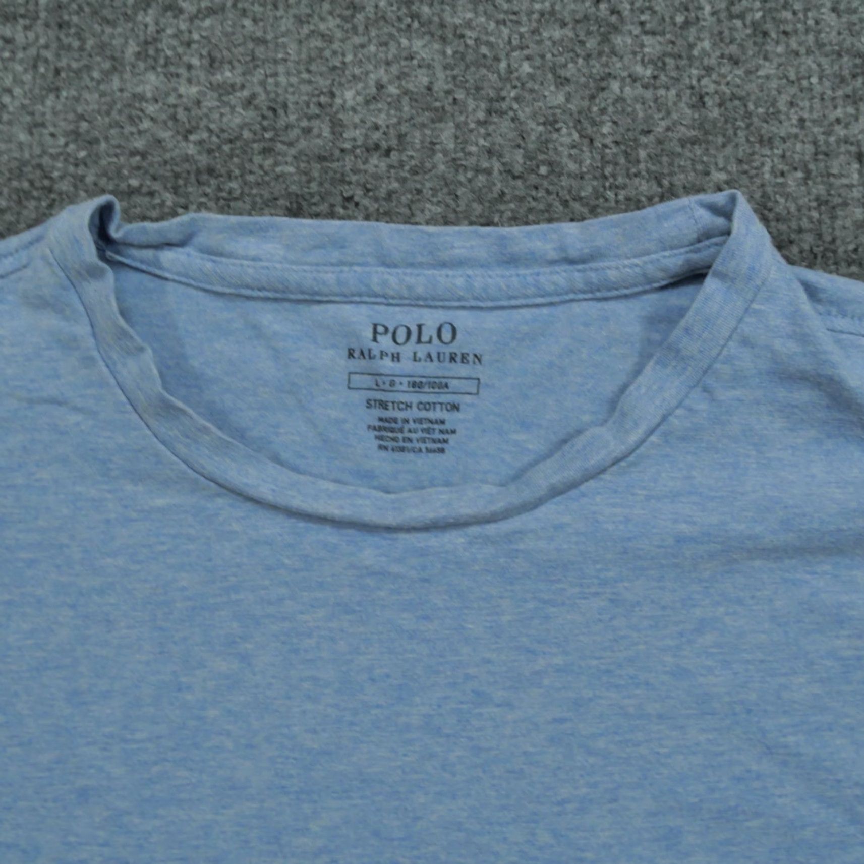 Polo Ralph Lauren Polo Ralph Lauren T Shirt Adult Large Blue Pocket Logo Short Sleeve Crew Neck Cotton Mens Size US L / EU 52-54 / 3 - 3 Thumbnail