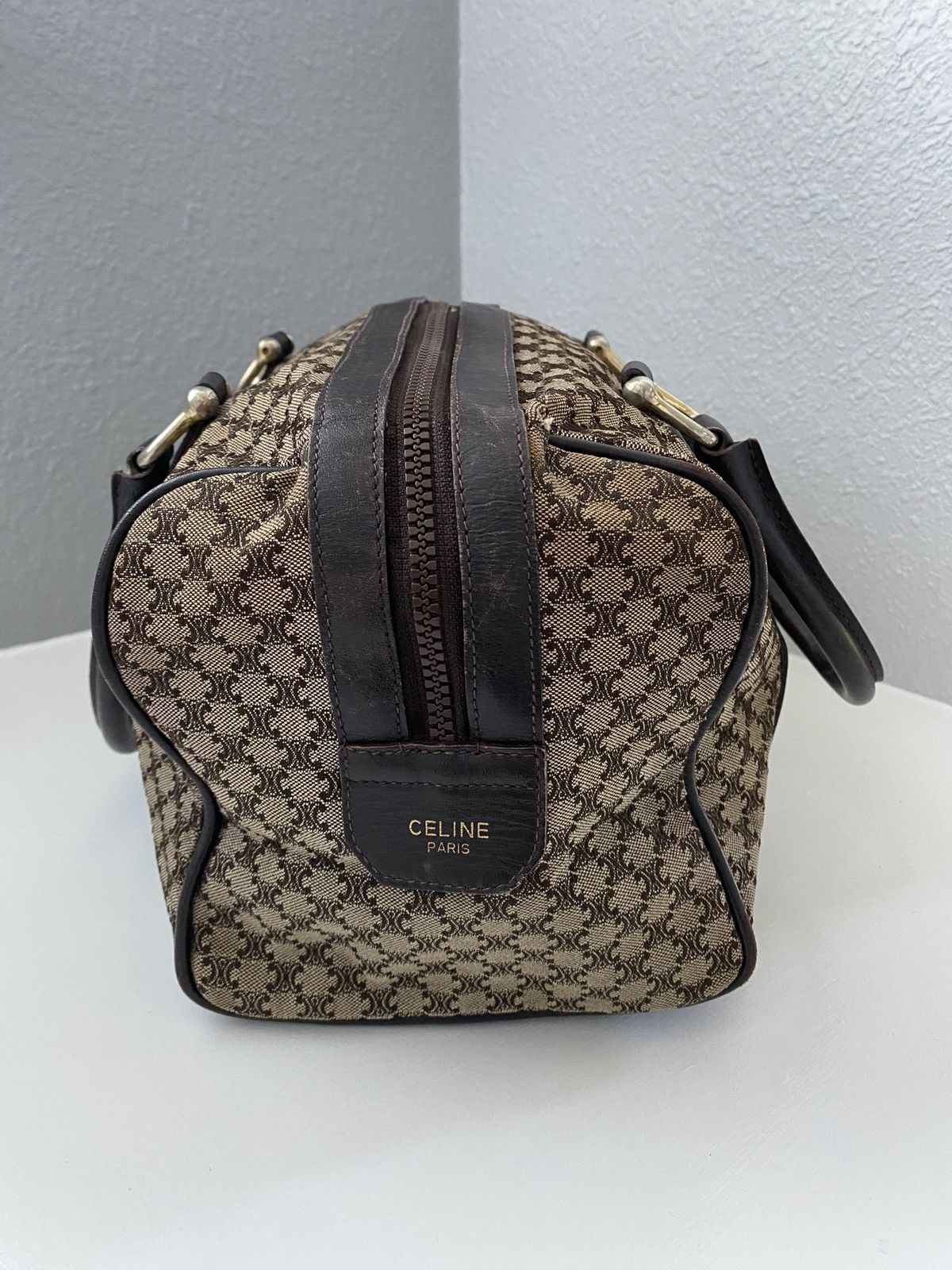Celine Authentic Vintage Boston Duffel Bag Size ONE SIZE - 3 Thumbnail