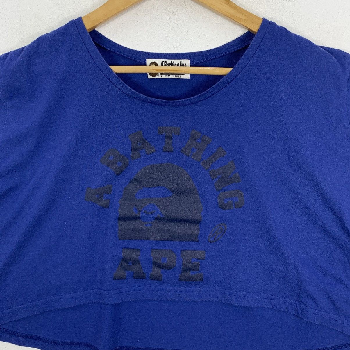 Bape BAPE A Bathing Ape Crop Top Cropped Japanese Brand Tshirt Size L / US 10 / IT 46 - 4 Thumbnail