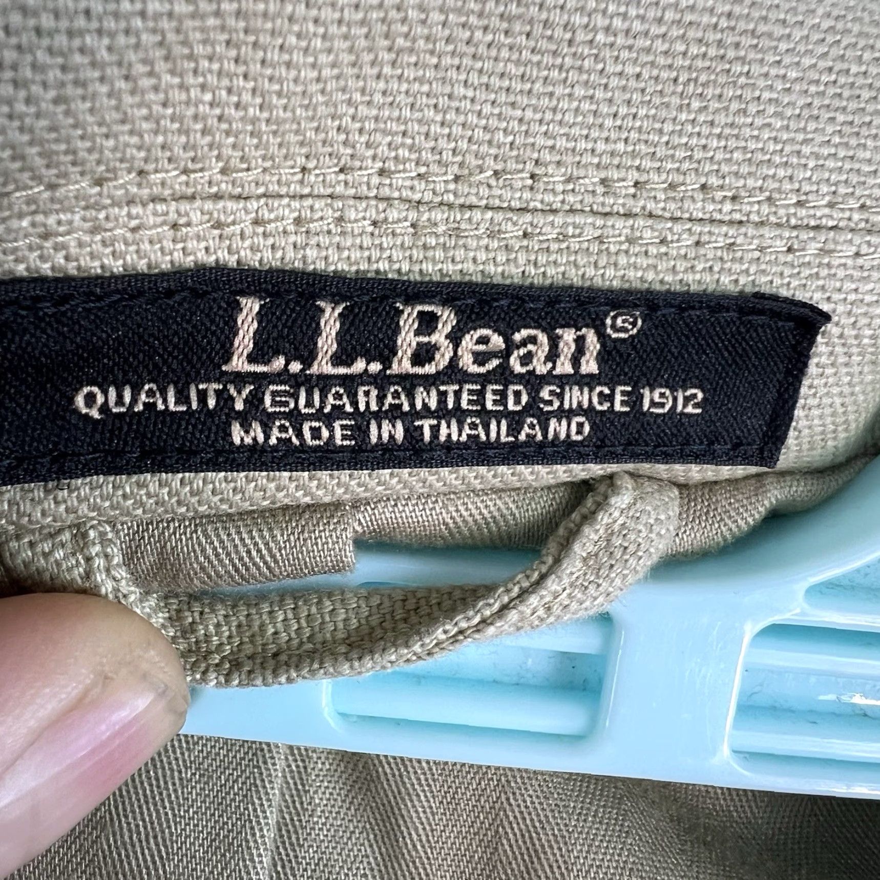 Vintage L.L. Bean Single-Breasted Sport Coat Blazer Mens Size 42T Beige Cotton Casual Business Size 42R - 6 Thumbnail