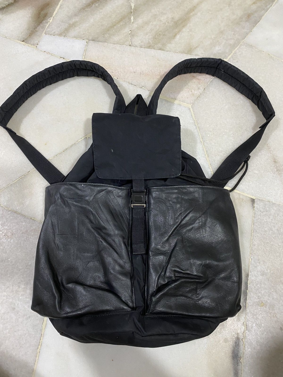 Yohji Yamamoto Yohji Yamamoto Y’saccs leather Backpack Size ONE SIZE - 1 Thumbnail
