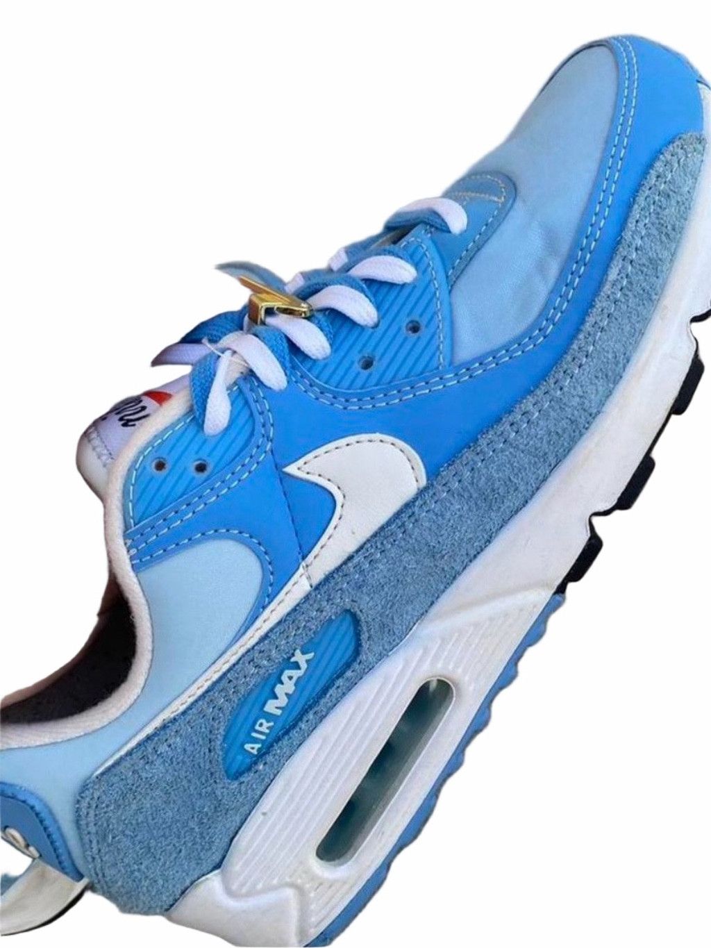 Nike Nike Women’s Air Max 90 SE ‘First Use’ University Blue | EUC Size US 8.5 / IT 38.5 - 6 Thumbnail