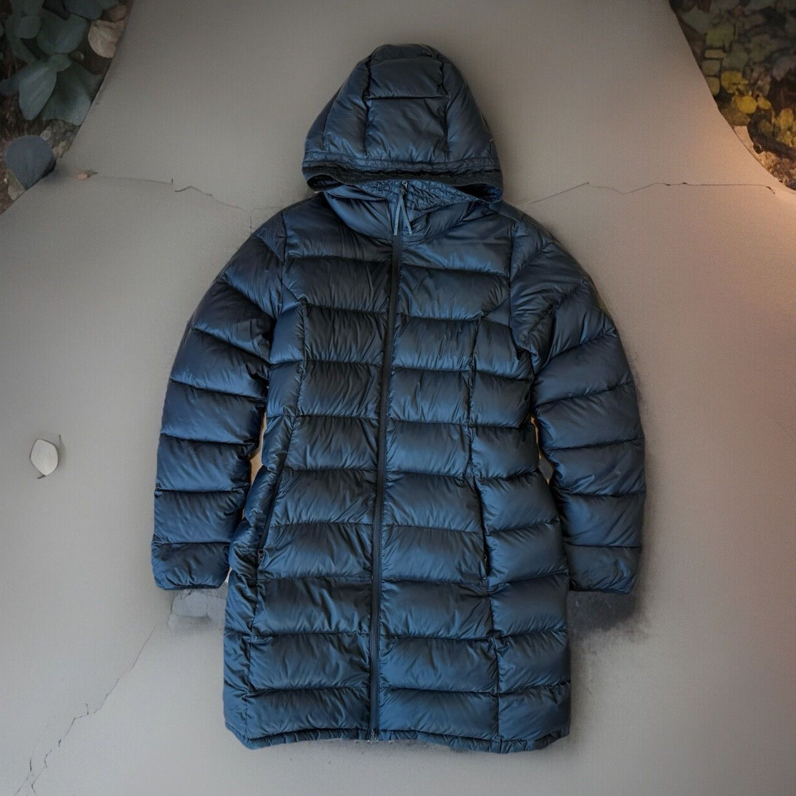 Burton Down Jacket Women's Large Black Full Zip Long Puffer