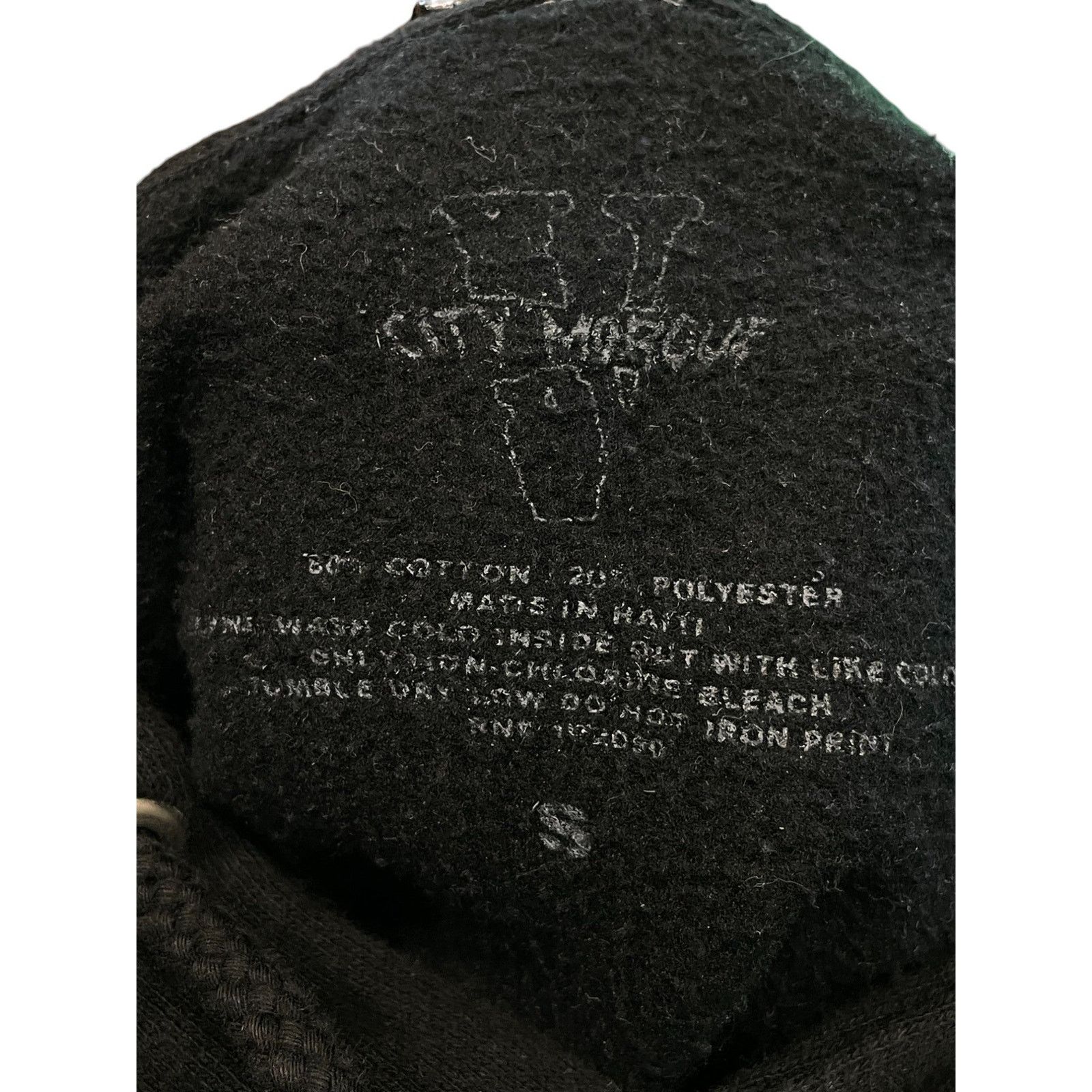 Vlone VLONE City Morgue Hoodie Black Red Size S / US 4 / IT 40 - 3 Thumbnail