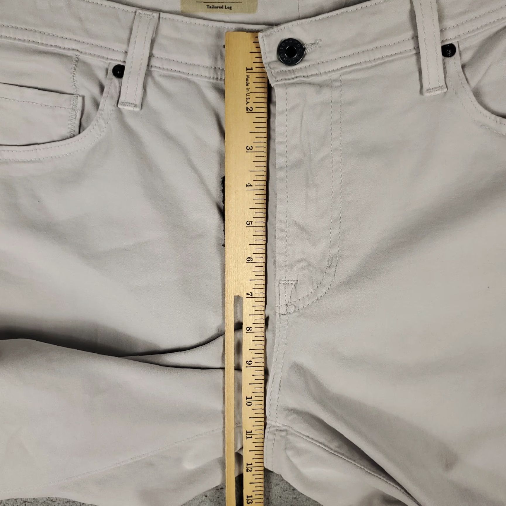 Vintage VINTAGE AG Adriano Goldschmied Jeans Mens 36x27 Straight Fit 5-Pocket Denim Pants Gray Size US 36 / EU 52 - 5 Thumbnail