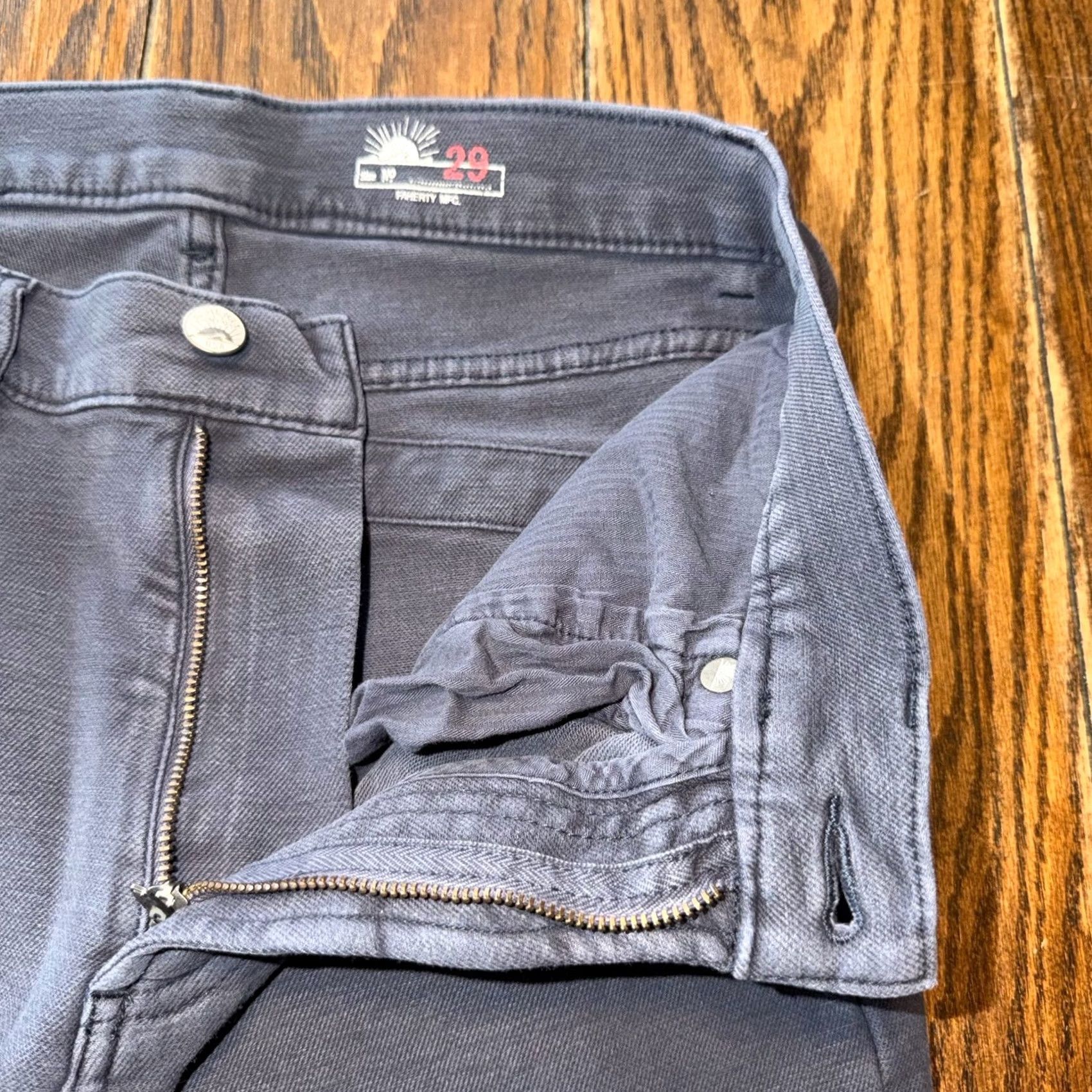 Faherty Faherty Jeans Mens Size 29x31 Blue Stretch Denim Regular Straight City Size US 29 - 5 Thumbnail