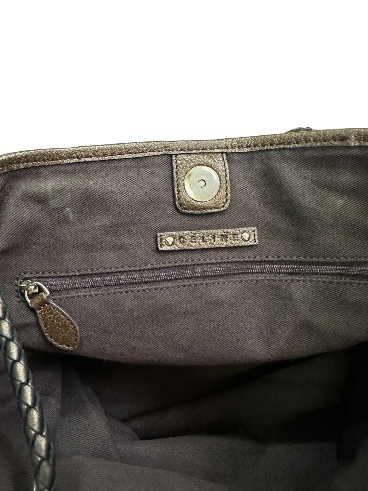 Celine AUTHENTIC CELINE CARRIAGE CANVAS LEATHER TOTE BAG Size ONE SIZE - 8 Thumbnail
