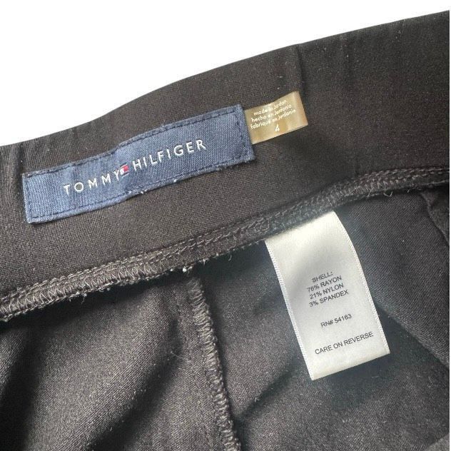 Tommy Hilfiger Tommy Hilfiger Black Pull-On Pants – Size M Size 30" / US 8 / IT 44 - 2 Thumbnail