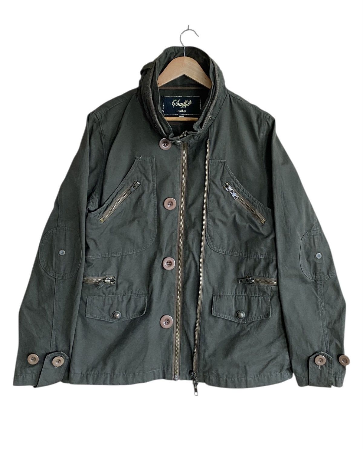 Le Grande Bleu (L.G.B.) Vintage Japanese Brand Snuff Tactical Jacket 2000s Size US L / EU 52-54 / 3 - 3 Thumbnail