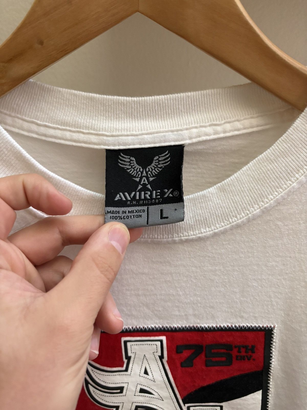 Avirex Avirex VTG Y2K 1975 flagship logo t-shirt L/XL Size US XL / EU 56 / 4 - 2 Thumbnail