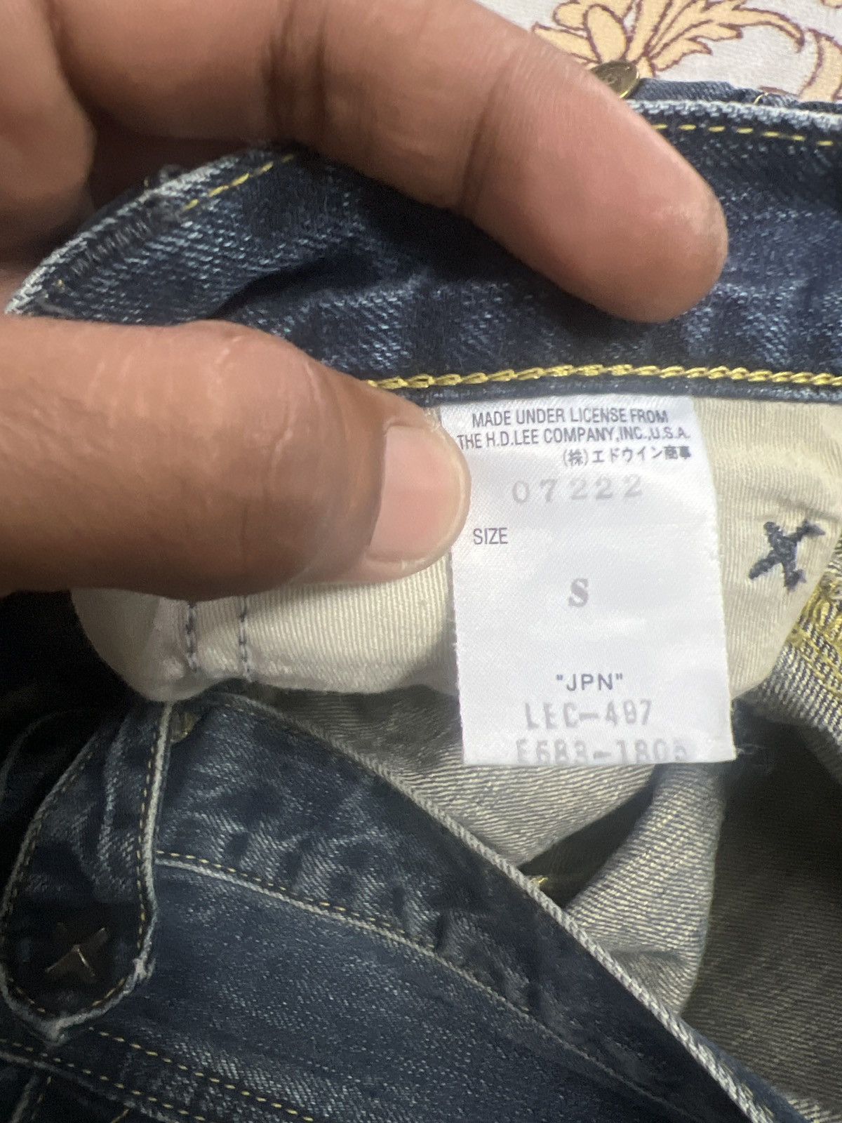 Japanese Brand FLARED 🔥 LEE RIDER CARGO TWISTED DISTRESSED DENIM PANT Size US 29 - 9 Thumbnail