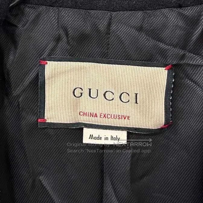 Gucci Gucci Thousand-bird check knitted woollen coat Size XS / US 0-2 / IT 36-38 - 4 Thumbnail