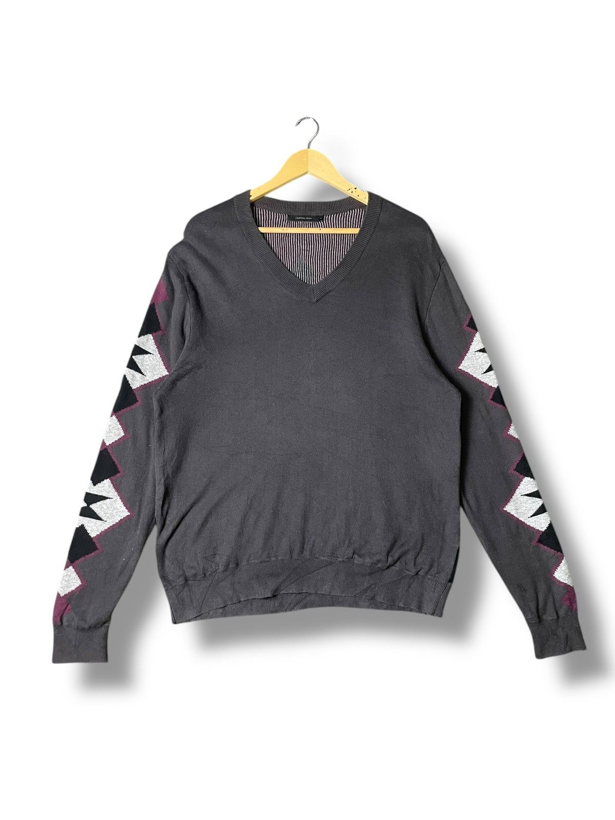 Japanese Brand × Vintage Jaspal Man Brand Native Pattern Pullover (63) Size US L / EU 52-54 / 3 - 1 Thumbnail