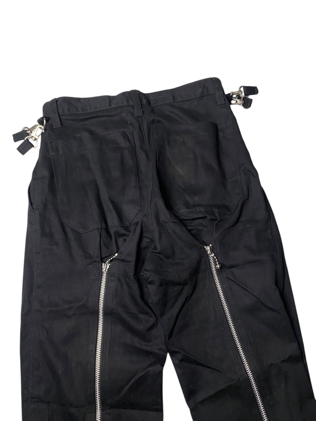 Japanese Brand 2000's Key Station Bondage Zipper Pants Size US 26 / EU 42 - 4 Thumbnail