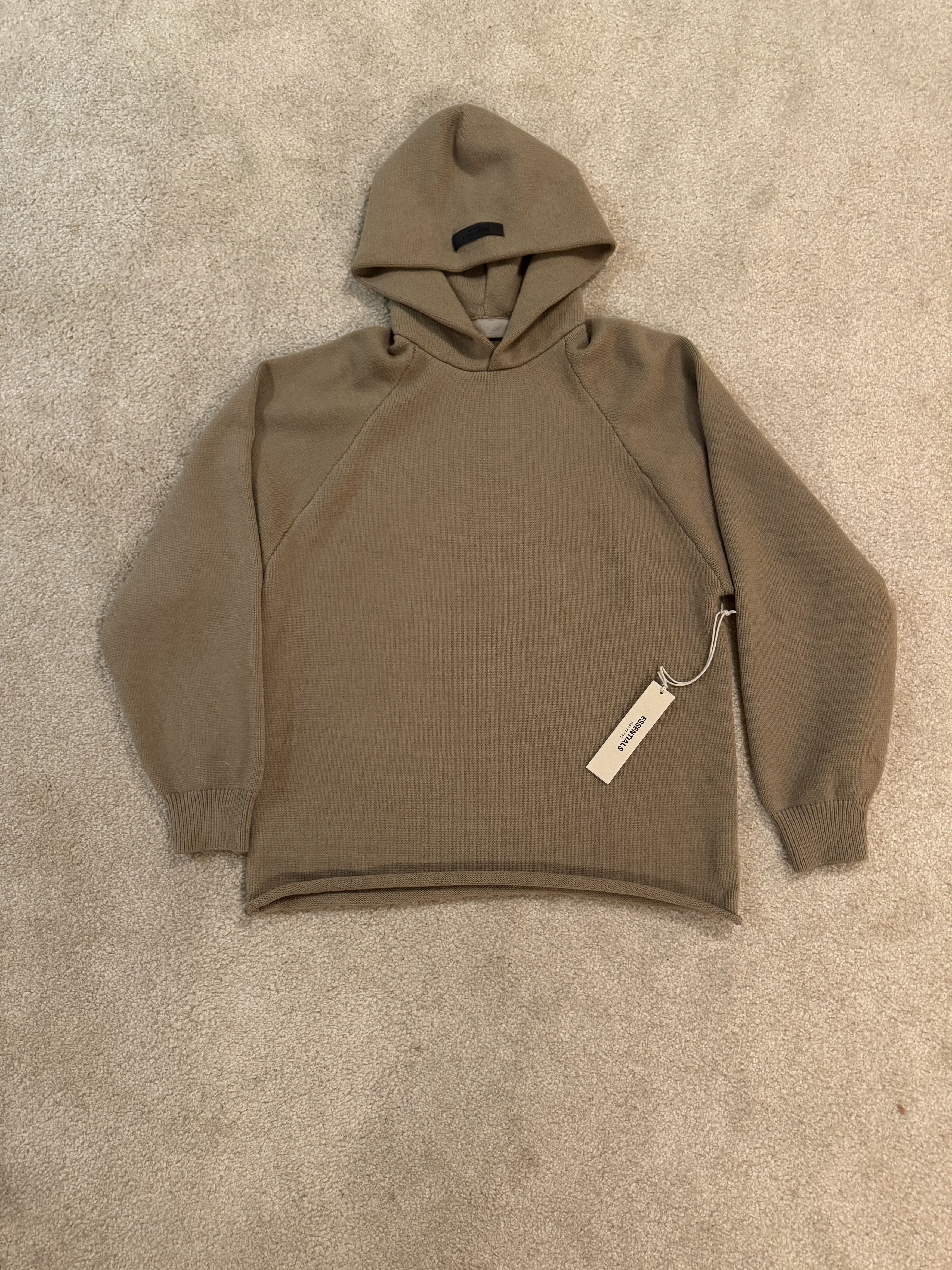 Fear of God Essentials Knit Hoodie “Oak”