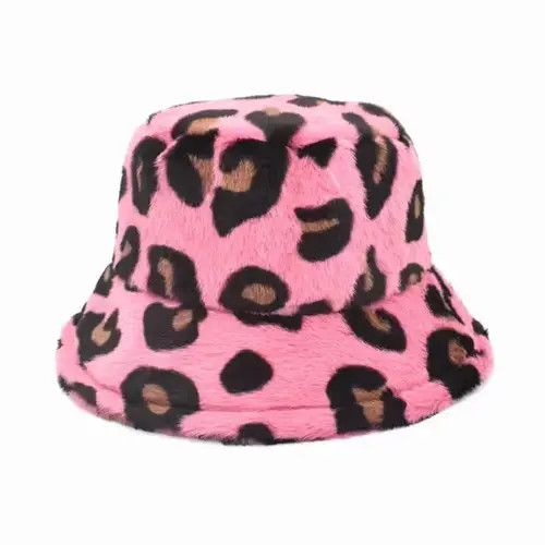 Other Leopard Print Winter Bucket Fashion Panama Hat Size ONE SIZE - 3 Thumbnail